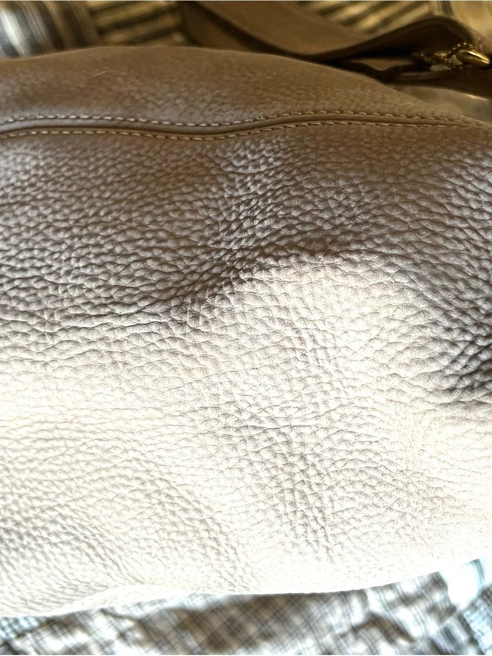 Vintage Coach Sonoma Style 4943 Soft Bucket Nubuc Leather in Sand
